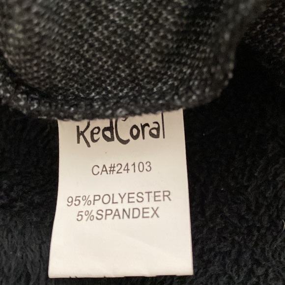 Black & grey Red Coral jacket.size large. - Picture 3 of 6